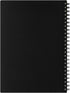 Maruman MNEMOSYNE Notebook 8.27 x 5.83 Inches (A5), 8mm ruled 24-line, 80 Sheets, Black, 1 ea. (N175)...