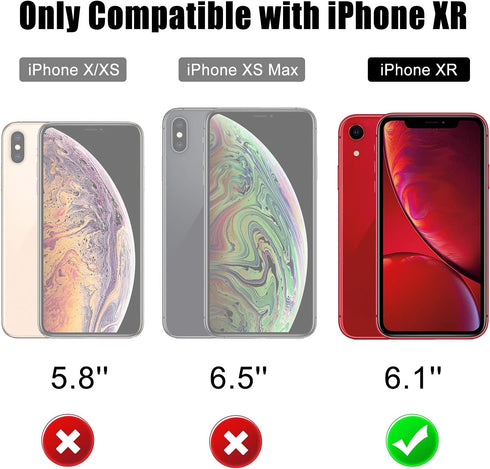 Beasyjoy for iPhone XR Metal Case, Waterproof Heavy Duty Case with Built-in Screen Protector, Full Body Protective Shockproof Tough Rugged Militar...