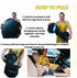 kinder Fluff Patented Windshield Sunshade | Reflective & Foldable Windshield Sun Cover & 99% UV Rays Block | Car Window & Car Interior Accessories...