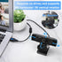 Webcam with Microphone, No Distortion Privacy Cover 1080P USB Camera Plug Play Mic Full Ultra HD Web Camera Video Cam Calling Conferencing Streami...