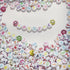 Alphabet Beads A-Z 1400Pcs Letter Beads, Acrylic 4x7mm Round Letter Beads Kits,Black Digit and Colorful Smile Beads for Bracelets Necklaces DIY Je...