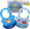 Silicone Baby Bibs for Babies, Toddlers (6-72 months) Silicone Bibs for Boy, Girl, Baby Gifts, Baby Shower 2 Pack...