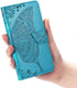 LEECOCO Google Pixel 3A XL Case Premium PU Leather Flip Wallet Case Butterfly Embossed Full Body Protection Flip Stand Card Holder Magnetic Cover ...