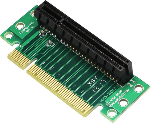 SinLoon PCI- Express 8X Riser Card 90-Degree Adapter Card PCI-E 8X Extender Extension Card for 1U, Small Computer and Server Case(PCIE 8X)...