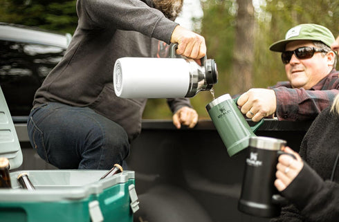 Stanley GO Growler 64 oz | Keeps Beer Cold or Coffee Hot | Leakproof Steel Lined Lid and Easy to Carry Handle | Insulated Stainless Steel Beverage...