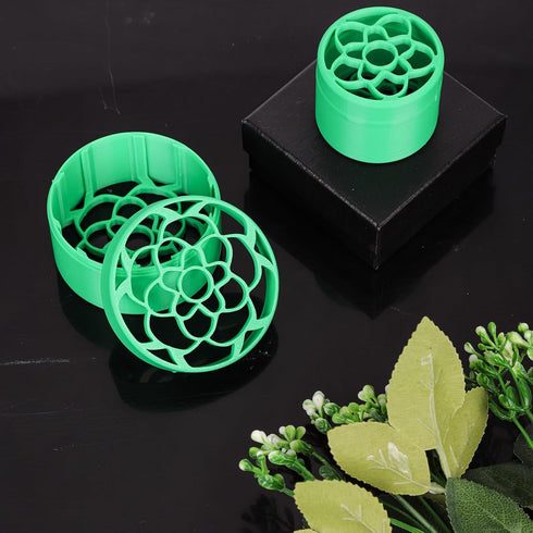 2pcs Spiral Ikebana Stem Holder, Flower Shaped Bouquet Holder 3D Printing Spiral DIY Bouquet Twister Plastic Flower Arrangement Holder for Vases D...