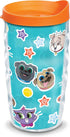 Tervis Disney - Puppy Dog Pals Collage Insulated Plastic Tumbler with Wrap and Orange Lid, 10oz Wavy, Clear...