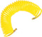 ABN Recoil Hose, 1/4in x 25ft – Portable Polyurethane Coil Hose for Air Compressor, Nailer, Sprayer, Staple Gun...
