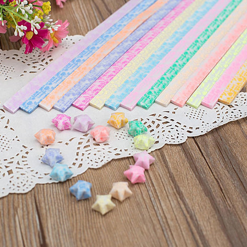Origami Stars Papers Package DIY Paper, 600 Sheets - 20 Colors (Glows in the Dark)...