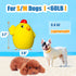 Squeaky Dog Toys for Small Dogs and Medium Breeds, Puppy Small Dog Toys Squeaky Dog Balls 6pcs (2.0 * 2.0 * 2.7inch, for Mini, Small, Medium Breed...