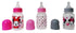 Cudlie Disney Baby Boy Minnie Mouse 5 oz Pack of Three Baby Bottles, Tropic Floral...