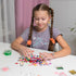 Hanaive 400 Pcs Rubber Band Bracelet Charms Summer Rubber Loom Band Charms Silicone Bracelet Charms Colorful Jewelry Making Kit DIY Necklace Brace...