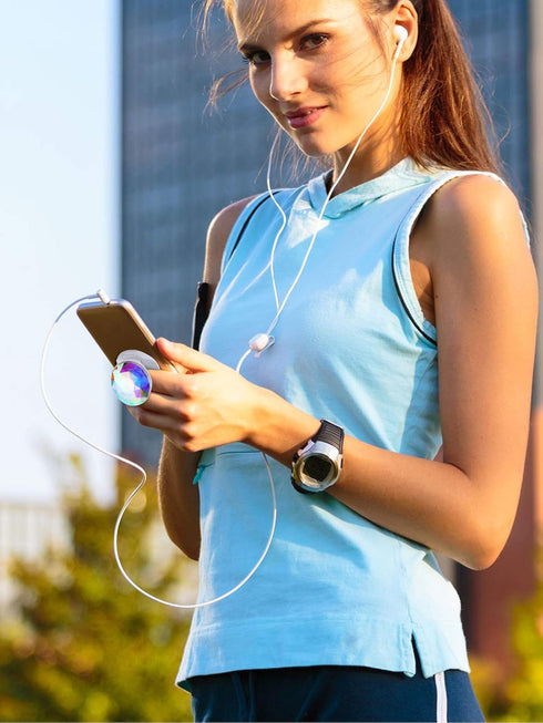 4 Pieces Disco Crystal Phone Grip Plastic Diamond Phone Holders Collapsible Adhesive Foldable Expanding Finger Stand Holder Kickstand for Smartpho...