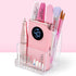 Saviland Nail Drill Holder: Nail Organizers and Storage Nail Tool Organizer Nail desk Organizer for Nail Tech Supplies 10 Holes Nail Bit Holder Ea...