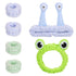 2pcs Skincare Headbands & 4pcs Spa Wristbands, Frog Headband & Snail Headband Puffy Makeup Headband Cartoon Face Wash Head Band Flannel Elastic Ha...