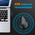 iClever Ergonomic Mouse, WM101 Wireless Vertical Mouse 6 Buttons with Adjustable DPI 1000/1600/2000/2400 Comfortable 2.4G Optical Ergo Mouse for L...