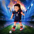 18-inch Girl Doll Clothes Accessories - Team USA 6 Piece Soccer Uniform Clothing Includes Headband,Shirt,Shorts, Socks,Shoes and Football Fits 18"...