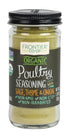 Frontier Co-op Organic Poultry Seasoning, 1.2-Ounce Jar, Sage, Thyme & Onion For Chicken, Sausage, Gravy & Stuffing, Kosher...