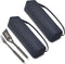 Amylove 2 Pcs Grill Tool Storage Bags BBQ Utensil Grilling Bags Oxford Cloth Barbecue Holder Pouch Foldable Hardware Grill Accessory Storage Bag G...