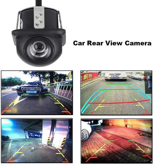 Zopsc Rear View Camera 12V 170°Car Wide Viewing Angle Car Reversing Backup Rear View Mirror Camera Night Vision Camera Car Parking...
