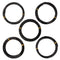 Riboud Bonsai Training Wire, Aluminum Bonsai Wire for Crafts 5-Size Starter Set- 1.0mm, 1.5mm, 2.0mm, 2.5mm, 3.0mm (161 feet Total, Black)...