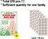 Bug Bite Itch Relief Patch - (270pcs) Octagon Traditional Korean Paper Hanji After Bite Insect Mosquito...