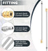 Pressure Washer Extension Wand, 2 Pack Pressure Washer Wands, 17 Inch Stainless Steel Power Washer Extension Wand, 1/4 Inch Quick Connect Power Wa...