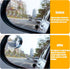 2 PCS Car Reversing Blind Spot Mirror, 2.16" x 0.39" High-definition Glass 360° Large Viewing Angle Round Mirror, Self-adhesive ABS Anti-collision...