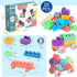 Soft Building Blocks for Toddler, Blocks for Kids 6 Months and up, Large Creative Stacking Blocks 20 PCS STEM Blocks, Toddler Stacking Toy Gifts C...