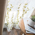 Melodieux Flower Embroidery Sheer Curtain for Living Room Bedroom, Farmhouse Style Rod Pocket Voile Drape, White/Green, 52 by 84 Inch (1 Panel)...