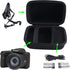 WERJIA Hard Carrying Case for KODAK PIXPRO AZ401/AZ405/AZ425/AZ255 Digital Camera,Fits USB Cable and Extra Batteries (black)...