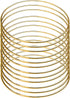 12Pcs 5 Inch Gold Dream Catcher Metal Rings Floral Hoops Wreath Macrame Creations Ring for Crafts DIY...