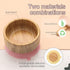 Baby Bamboo Bowls with Suction and Matching Spoon Set - 2PC Feeding Supplies Set for Infant, Toddlers - Detachable Silicone Suction Stay Put Base ...