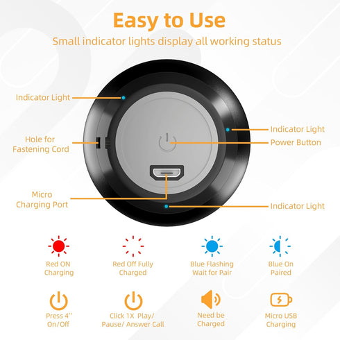 2Pack Portable Mini Speaker, Bluetooth Tiny Speaker,Wireless Micro Speaker for Phone/PC/Tablet, Rechargeable Battery, Built-in Microphone, Cute Mi...