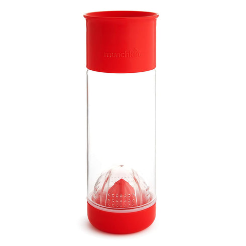 Munchkin® Miracle® 360 Fruit Infuser Water Bottle, 20 Ounce, Red...
