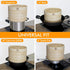 Steamer Ring Stainless Steel Adapter for 8 to 11inch Bamboo Steamer Baskets (Stainless Steel Ring Only)...