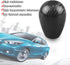 RYANSTAR Carbon Fiber Shift Knob with Adapters, Black Oval Ball Stick Shifter Knobs Compatible with Infiniti Lexus Mazda Mitsubishi Nissan etc?Smo...
