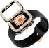 DABAOZA Compatible for Apple Watch Bands 40mm with Bumper, Bling Glitter Women Silicone Soft Comfortable Strap for iWatch SE Ultra Series 10 9 8 7...