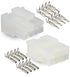 Molex, 8 Circuit Connector -2 Complete Set- Wire Conn. with Pins - Molex Mini-Fit Jr ™...