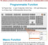 9 Keys 24 Macro RGB Backlight Programmable Setting Keypad Mechanical Keyboard OSU Single Handed Keyboard Electric Contest Game PC Laptop MAC Win G...
