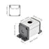uxcell Single Holes 16mm Aluminum Switch Button Station Box with a PG7 Cable Gland and Mounting Base...