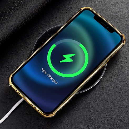 Guppy Compatible with iPhone 15 Plus Ring Holder Case Luxury Crocodile Cover Gold Edge 360 Degree Rotation Stand for Women Slim Leather Snake Liza...
