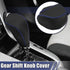 X AUTOHAUX Car Gear Shift Knob Cover Protector with Blue Thread for Chevrolet Cruze 2011-2015 Aveo 2007-2011...