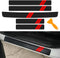 Door Sill Protector for Dodge Charger Challenger Durango Accessories Door Entry Guard Sill Protector with Plastic Scraper Carbon Fiber Leather Thr...