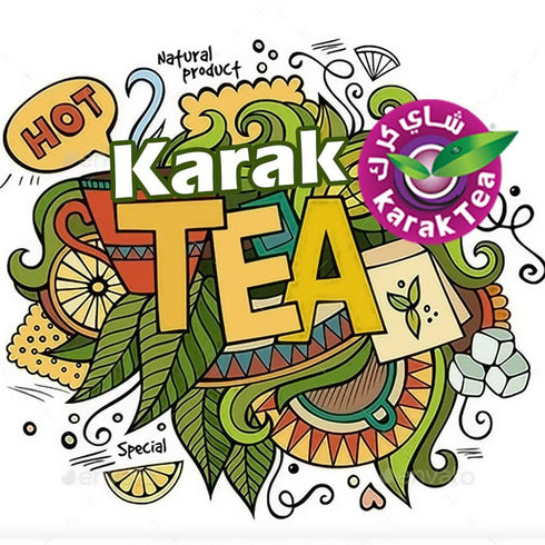 KARAK TEA Premix Powder SACHETS 200 G (Saffron) each packet 10 sachets...