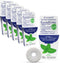 Eco-Dent GentleFloss Dental Floss, Waxed, Mint - Floss with Vegan Plant-Based Wax, Recyclable Cardboard Packaging, 100 Yds Ea (Pack of 6)...