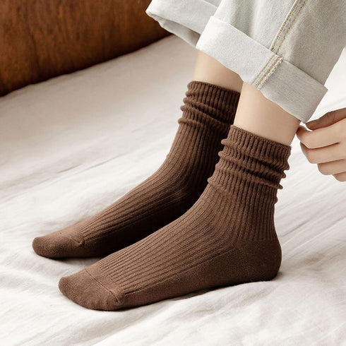 6 Pairs Japanese Aesthetic Cute Athletic Soft Socks for Women & Girls, Ankle Crew Stretch Neutral Socks...