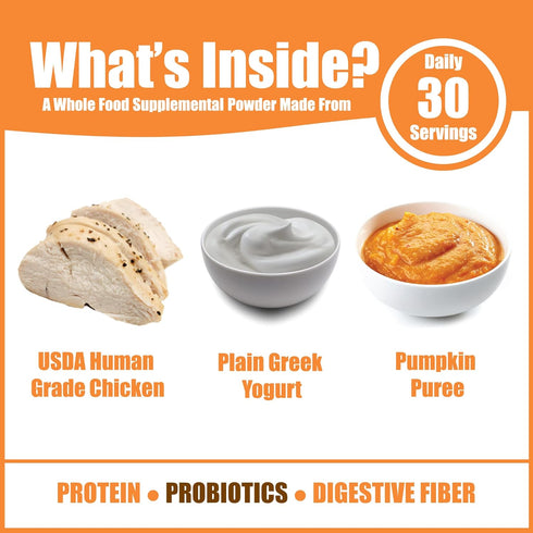 Whole Life Pet Healthy Gut Daily Supplement for Cats – Probiotics with Pumpkin. Helps Digestion + Stool Formation. Mixes in Food or with Water for...