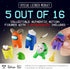 P.M.I. Among Us Crewmate Figures | 5 Among Us Toys Out of 16 Collectibles in 1 Pack | Among Us Merch Incl. The Peeled and The Clogged | 1 Hidden I...