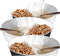 3 Pack - Just Crunch Anti-Soggy Cereal Bowl - Keeps Cereal Fresh & Crunchy | BPA Free | Microwave Safe | Ice Cream & Topping, Yogurt & Berries, Fr...